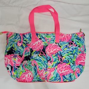 Lilly Pulitzer packable getaway tote